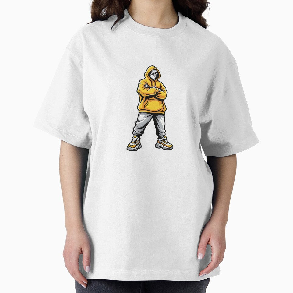 Urban Streetwear Mascot - Bold Hoodie Sneaker Character Graphic by Somlata07