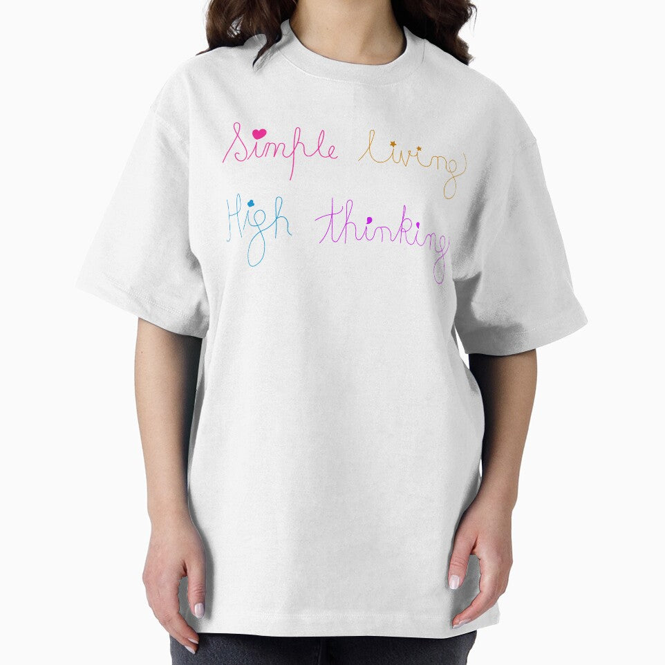 Simple Living High Thinking by Plurals