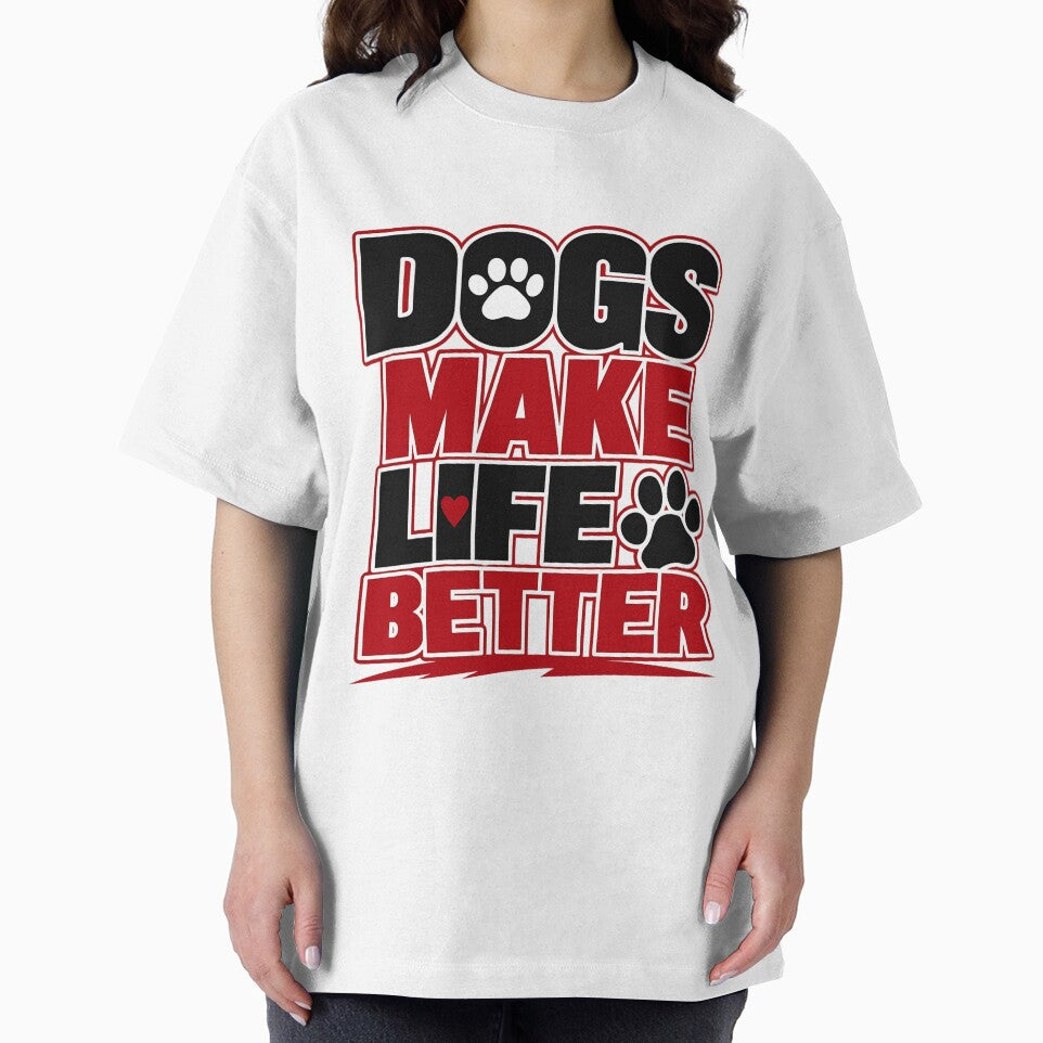 Funny Dog Lover Shirt – Paw Print Graphic Pet Lover Tee by ElegantPaws