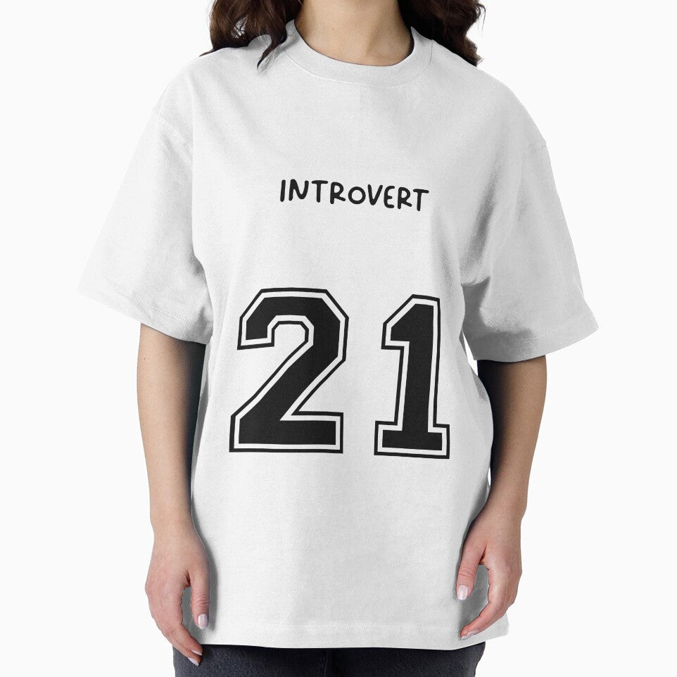 Introvert 21 Shirt | Aesthetic Minimalist Design for Quiet People | Introvert Club Clothing & Gift by LOFTS Store