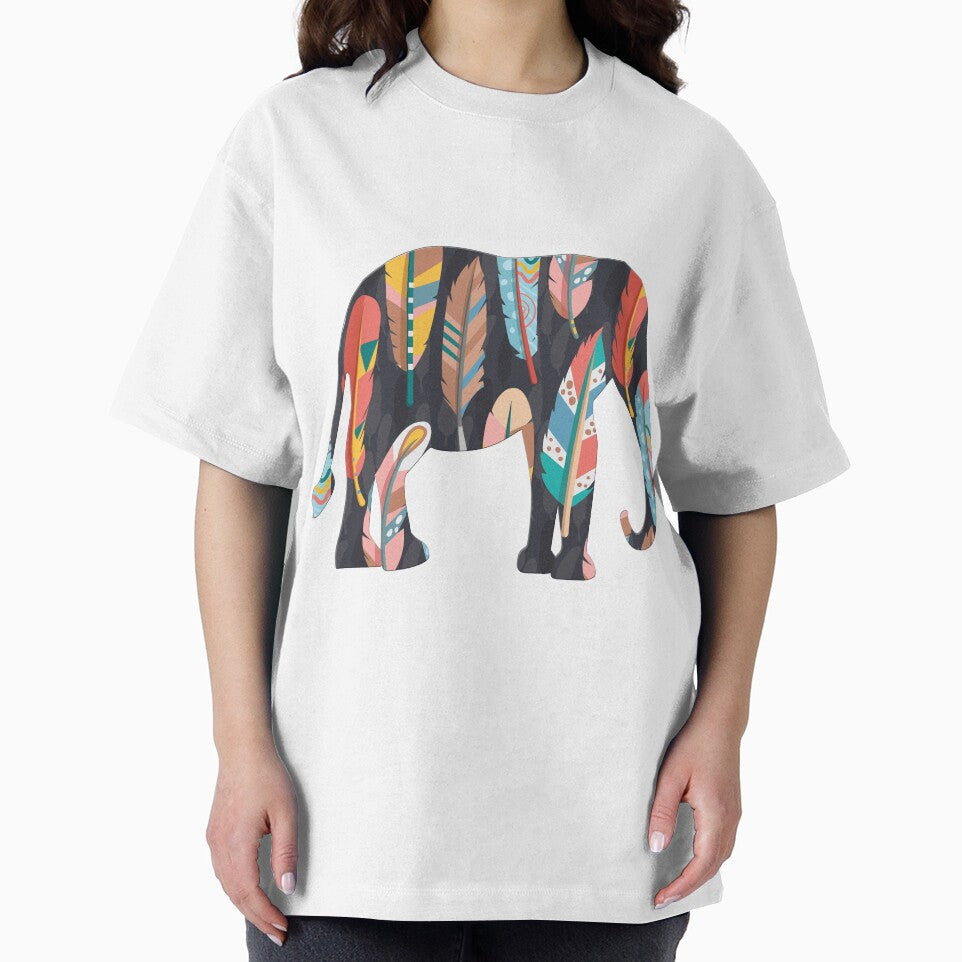 Boho Elephant Feathers by koshea23