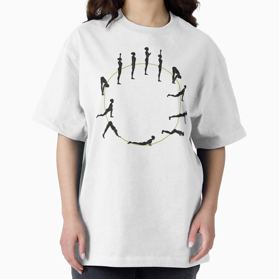 Yoga Poses Sun Salutation - Yoga Gear for Yoga Teachers and Certified Yoga Instructors for Class by merkraht