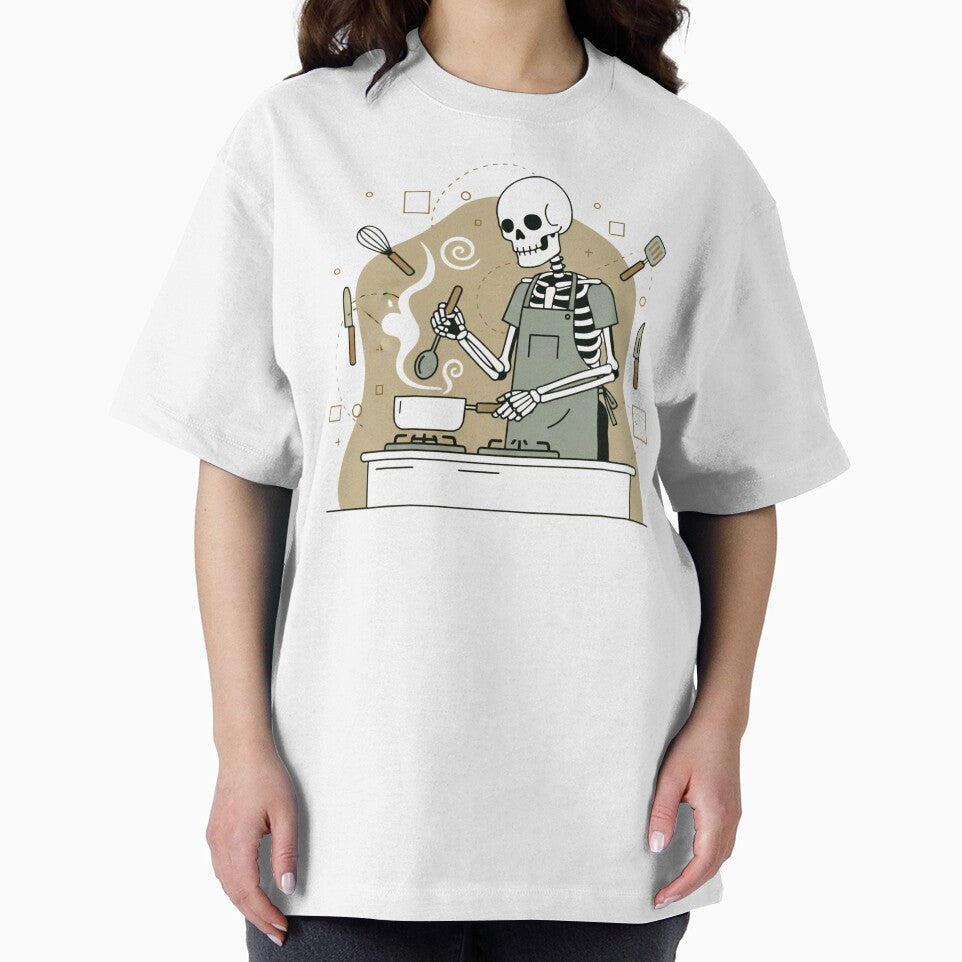 CHEF | Minimalist Skeleton Streetwear Art by DEADLINE.