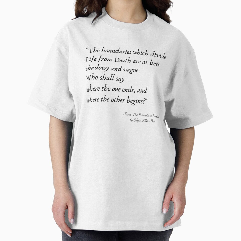A Quote from "The Premature Burial"  by Edgar Allan Poe by Poemit