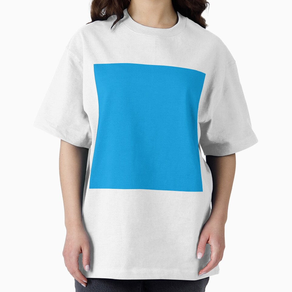 Plain Solid Color Cyan Blue by mimihuang creations