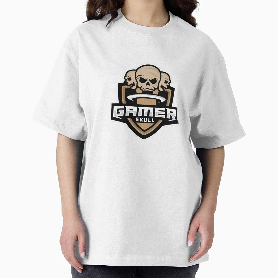 Gamer Skull Logo Sticker– Cool Gaming Skull Emblem for Gamers, Streamers & Esports Fans by animyrox
