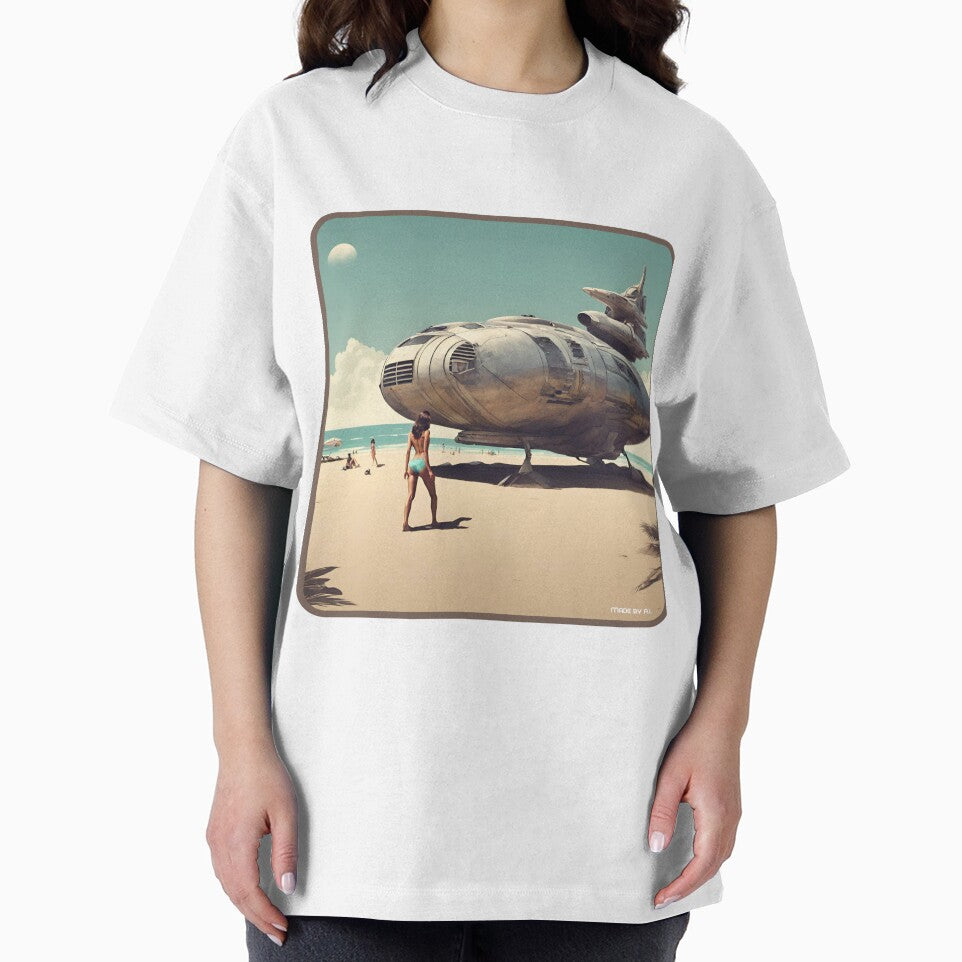 Sci fi Beach landing by Funktastic Designs