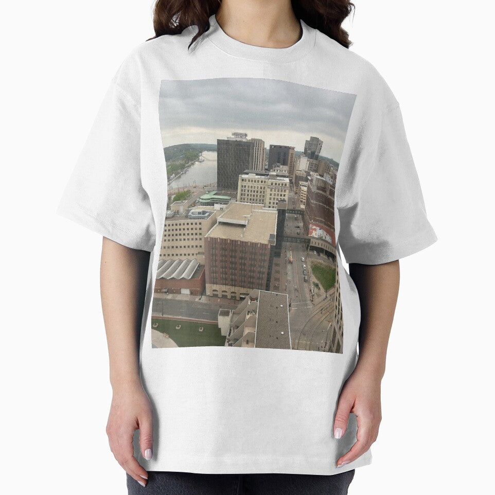 St. Paul Minnesota skyline by Rachel the Artist