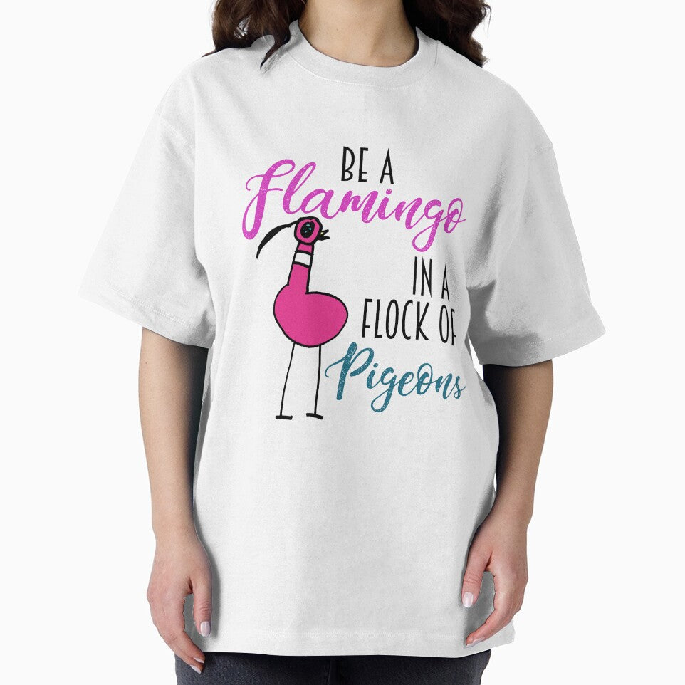 Be a Flamingo in a Flock of Pigeons by AntiJolly