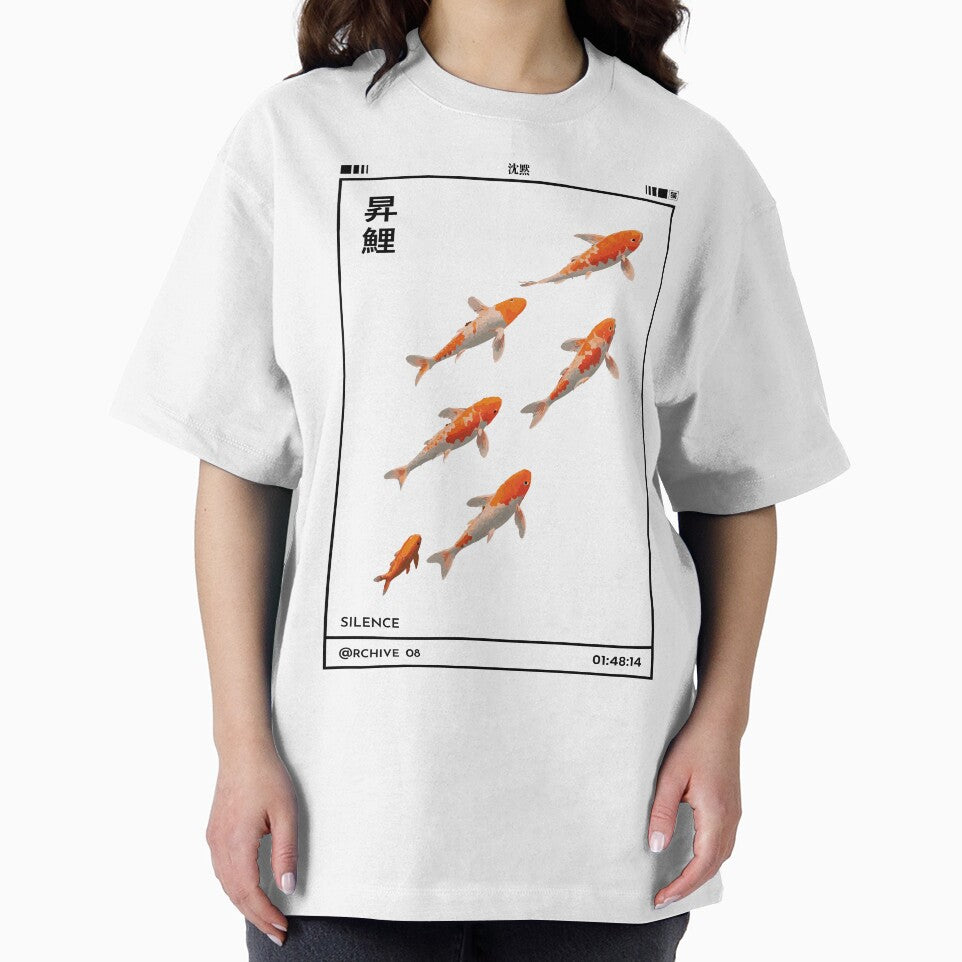 Koi Ascent 昇鯉 | Koi Fish Shirt | Japanese Minimal Koi Design by Cats&Kanji