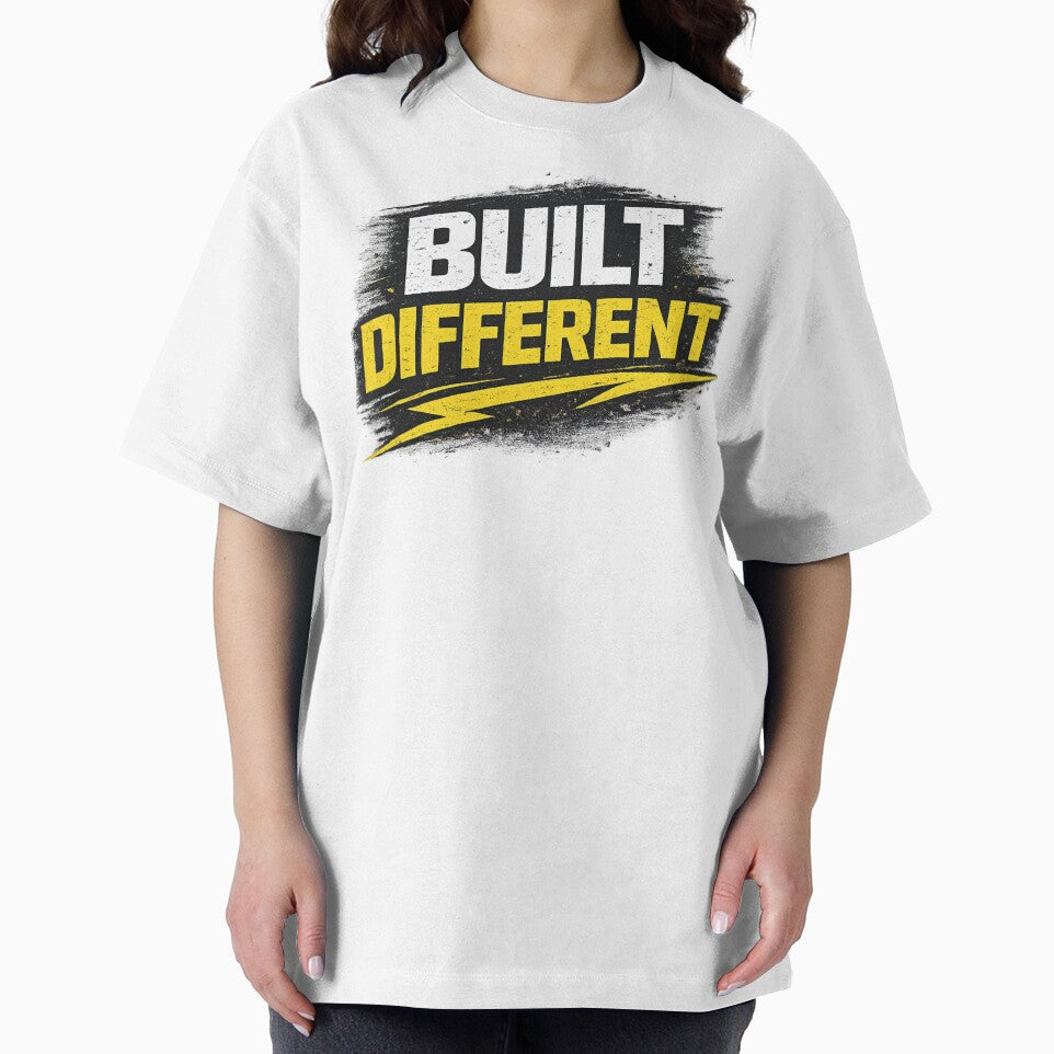 BUILT DIFFERENT – EchoMAX Motivation Streetwear by EchoMAX