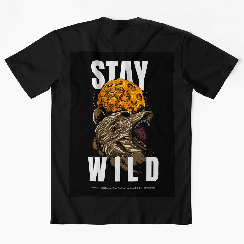 Stay wild t-shirt design by AYMAN ELKHARASHY