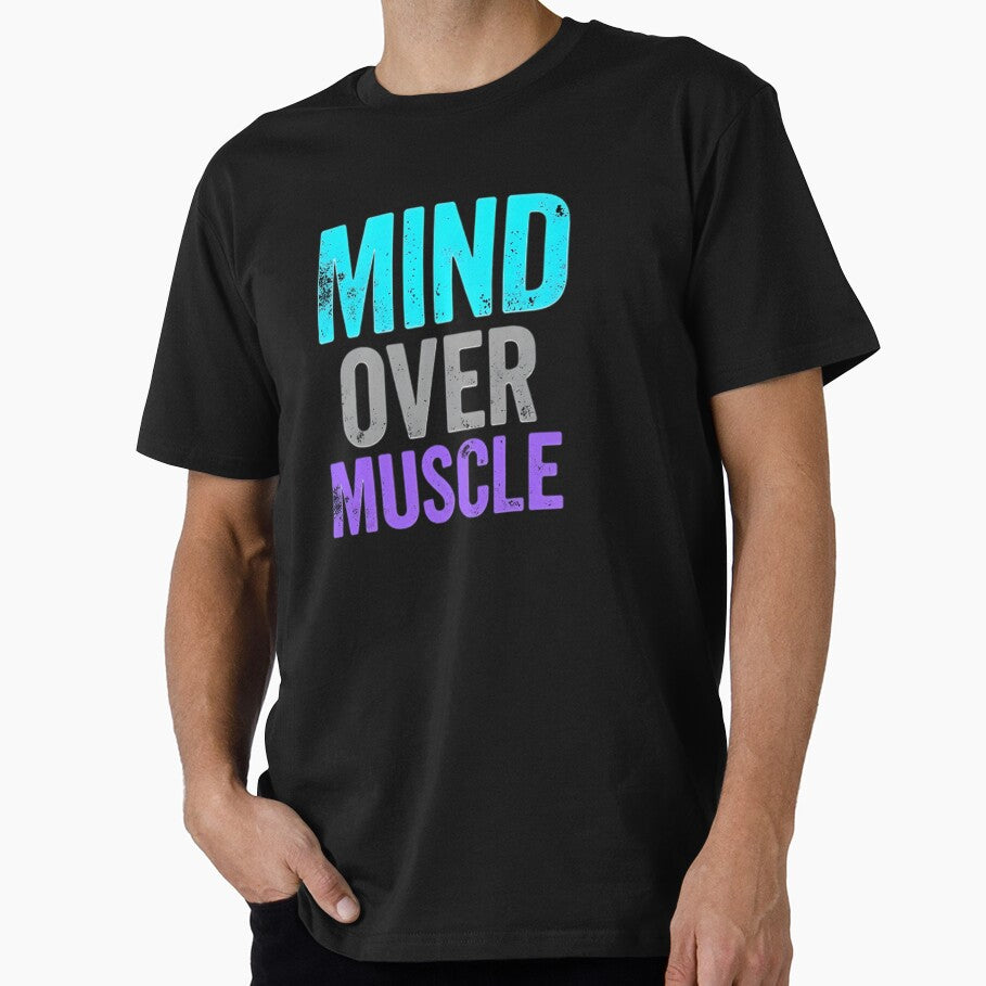 Mind Over Muscle Motivational Workout Apparel by printedartgoods