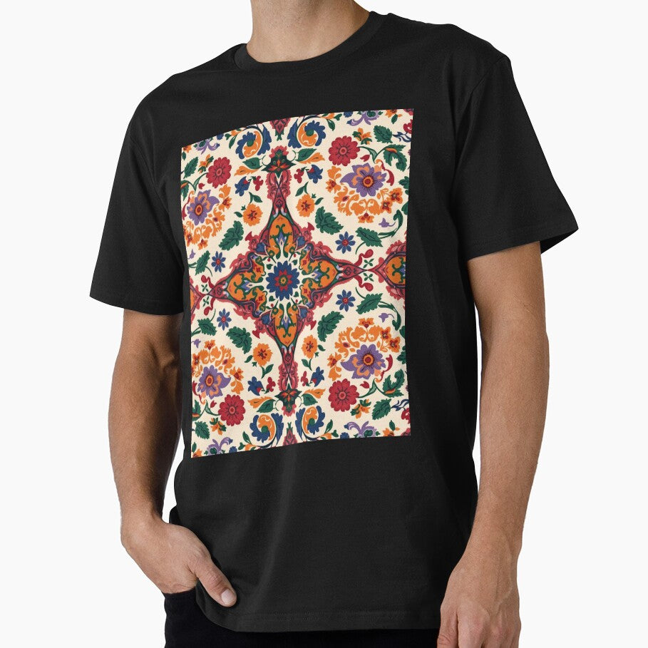 Boho Floral Pattern – Vintage Folk Ornamental Design by KlossForms