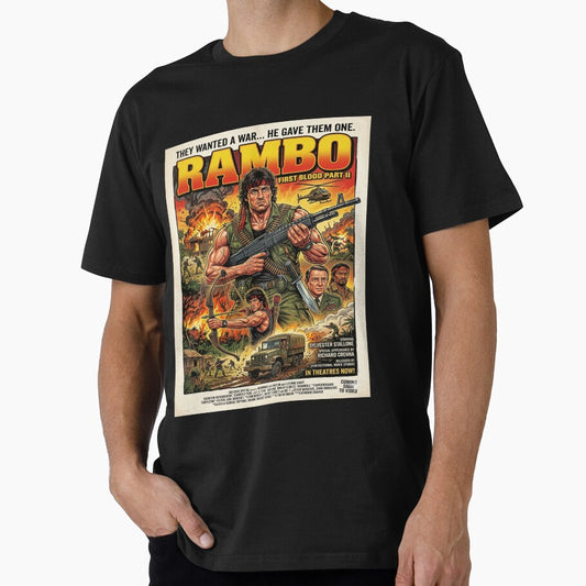 Rambo (80s action poster style) by AlekiHaze