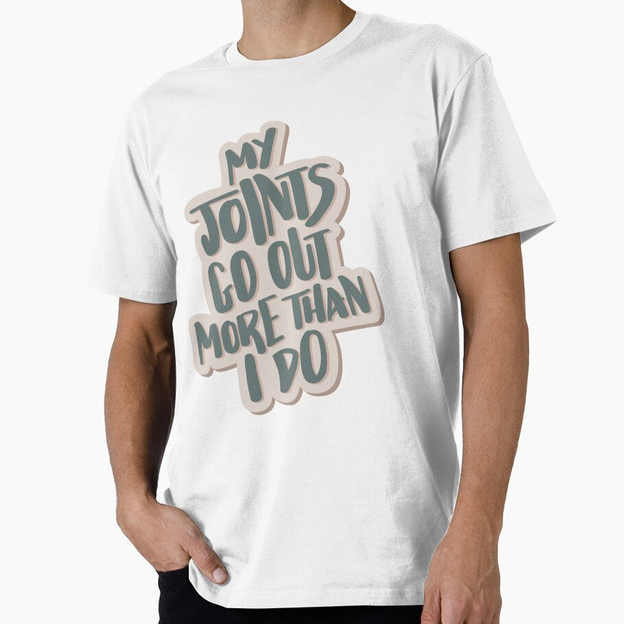 My Joints Go Out More Than I Do Hand Lettered Quote by BexGrimwood