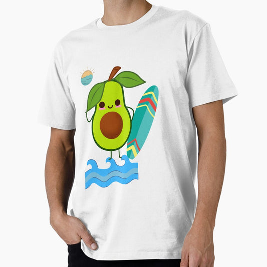 Funny Avocado Surfing by Eman4design
