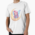 Cute fairy on a crescent moon by SimonsDesignArt