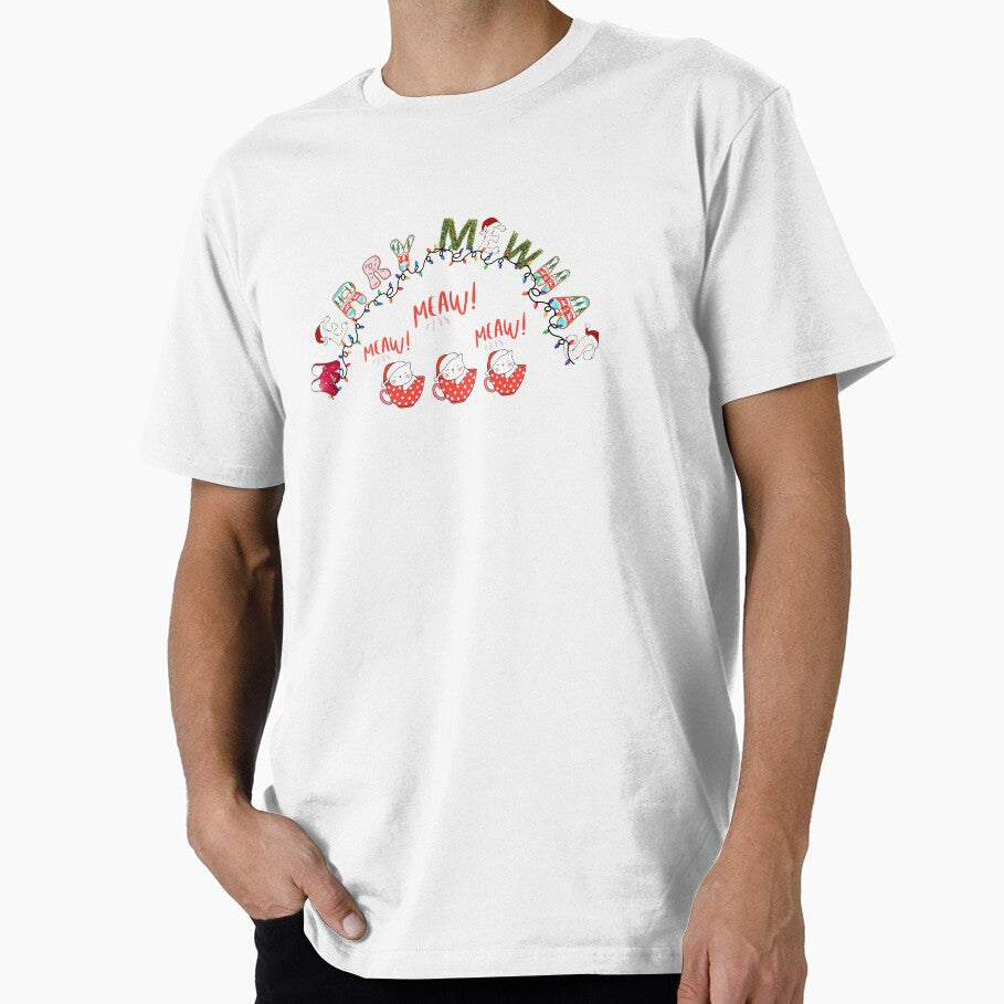 Perfect X-Mass Cat Sweater - Meowy Christmas for Cat Lovers, Happy Cat Xmas, Santa Hat Cat, Cat Lover Gift, Cat CrewNeck Sweater for her by Cat-culture-art