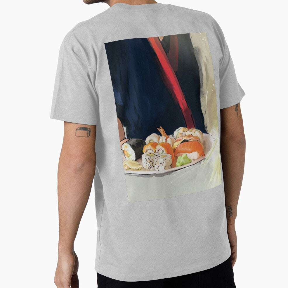 Painted illustration: Japanese sushi by Jolis Goodies