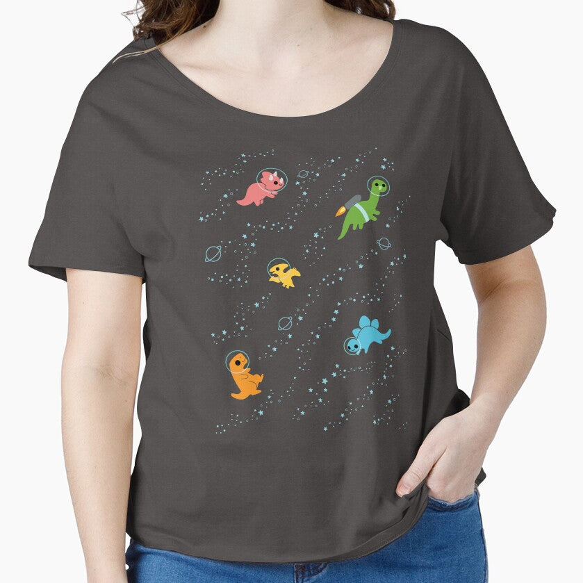 Dinosaurs In Space Pattern by KristyKate