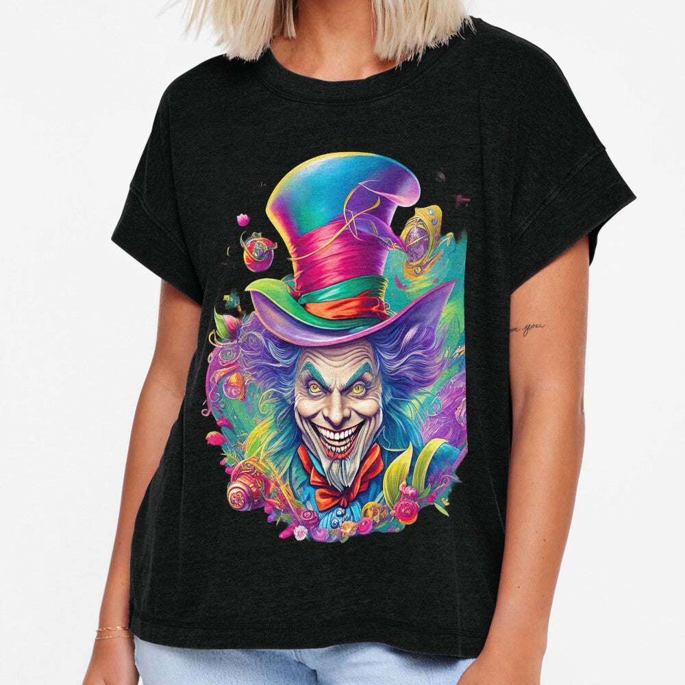 Mad Hatter T shirt, T shirt, Dark Art T shirt, by LLdreams