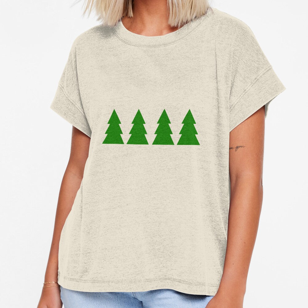 Cedar Trees - Green by TheeForestFox Shop