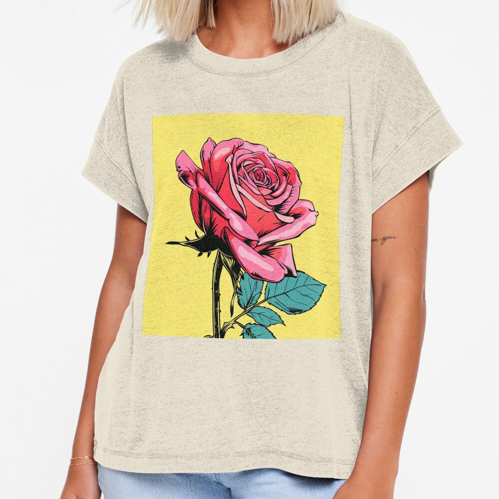 Red Rose Pop Art 8 by AstroRisq