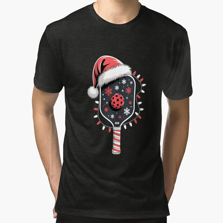 Pickleball Player Christmas Holiday Reindeer Xmas by Moon-Ape