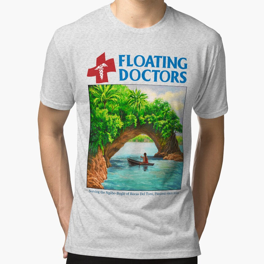 Floating Doctors Ngabe Woman Paddling Cayuco in Bocas Del Toro, Panama by Floating Doctors