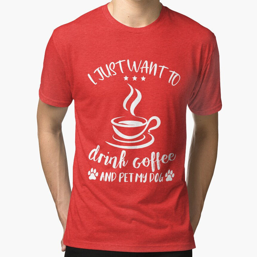 I just want to drink coffee and pet my dog by boonysnacks