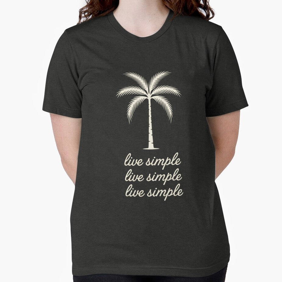 Live Simple Palm  Summer Beach Beach Trip  Simple Life Beach Vacation by Formatage