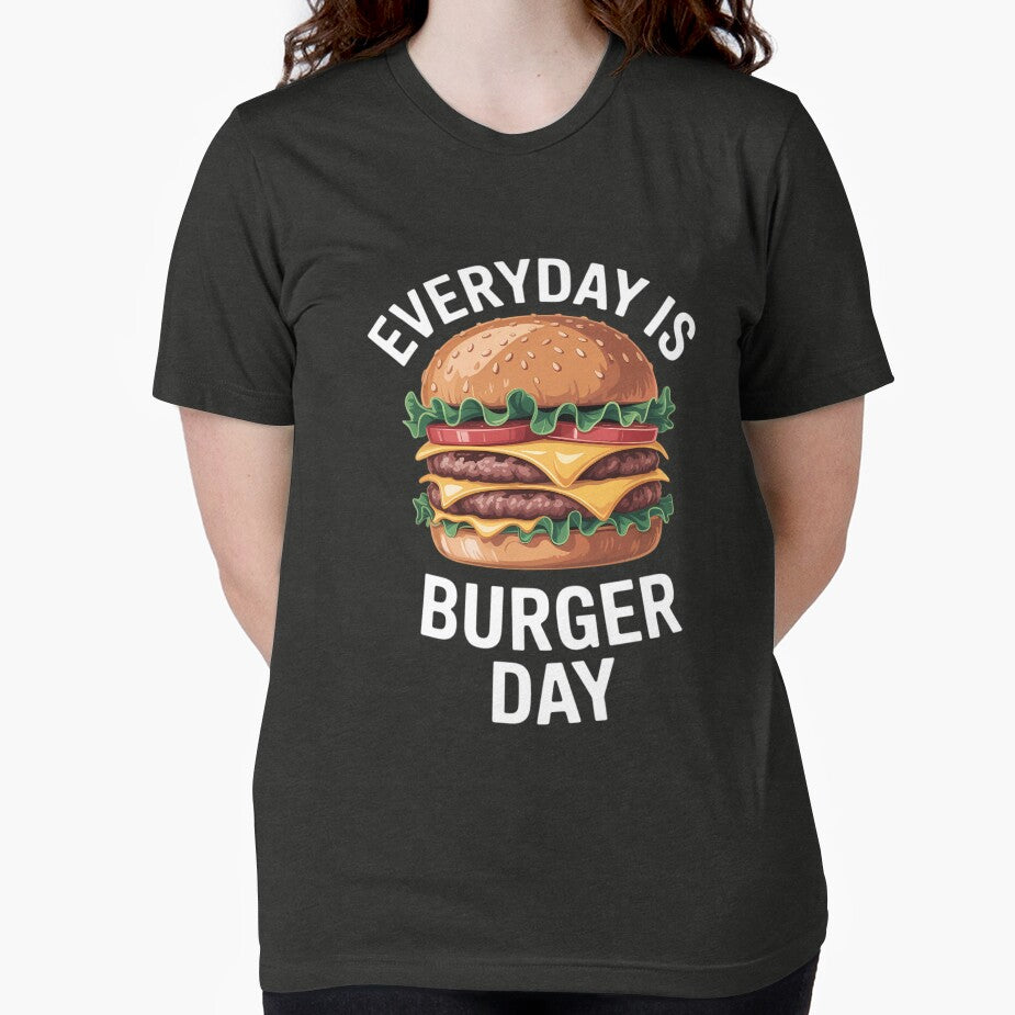 Cheeseburger for Men Everyday Is Burger Day by TrinaEspinoza