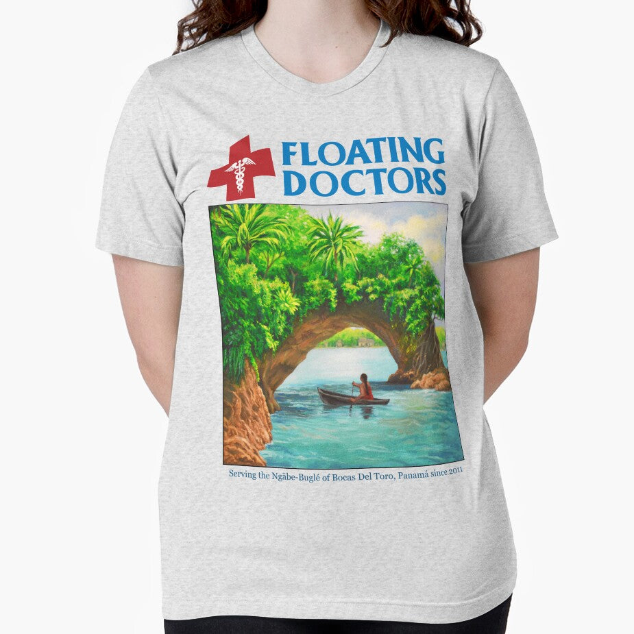 Floating Doctors Ngabe Woman Paddling Cayuco in Bocas Del Toro, Panama by Floating Doctors
