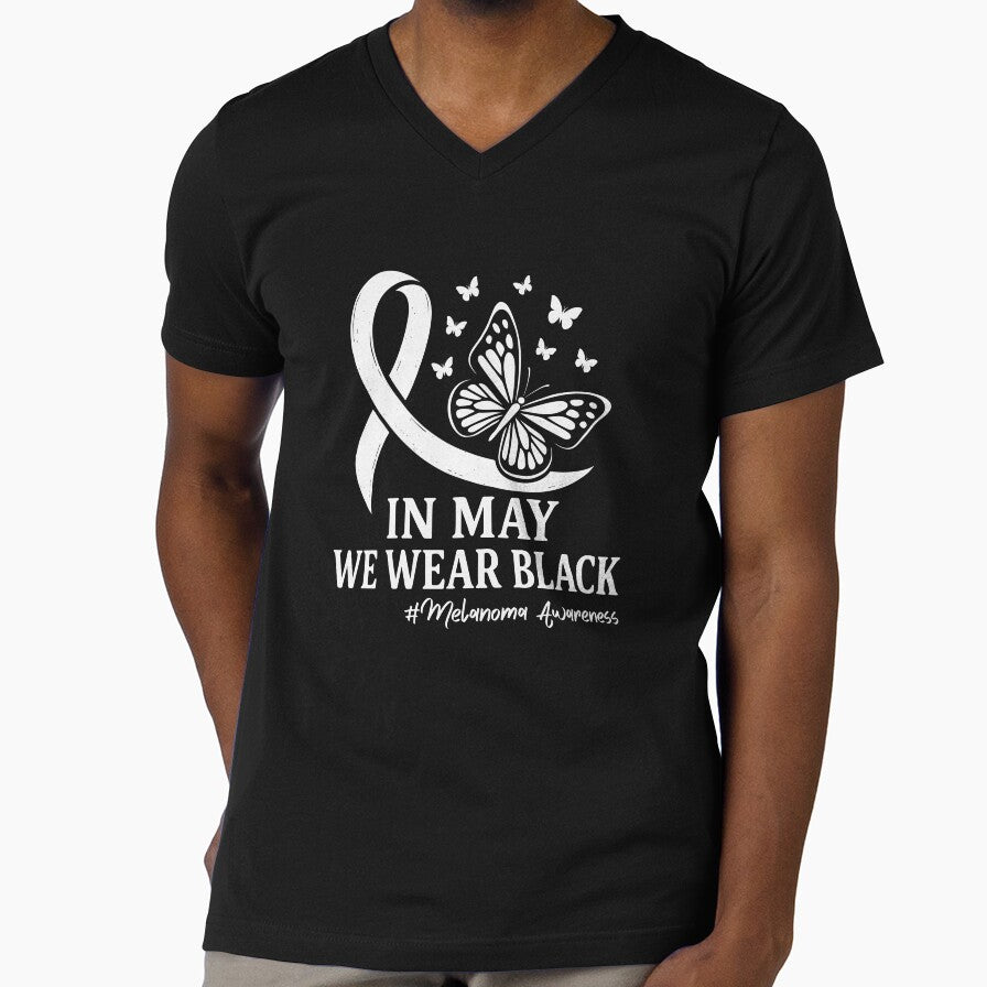 In May We Wear Black Melanoma Skin Cancer Awareness by TheTimer