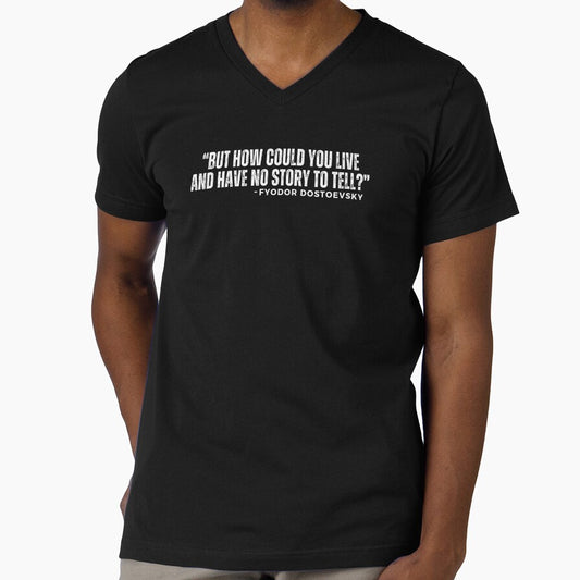 “But how could you live and have no story to tell” - Fyodor Dostoevsky by StickerSparkle