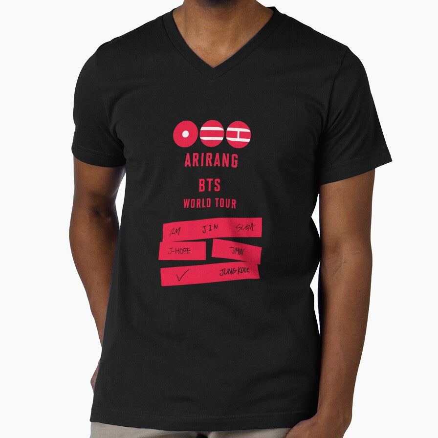 Arirang BTS world tour Black Concert Tshirt by PurpleDoor52