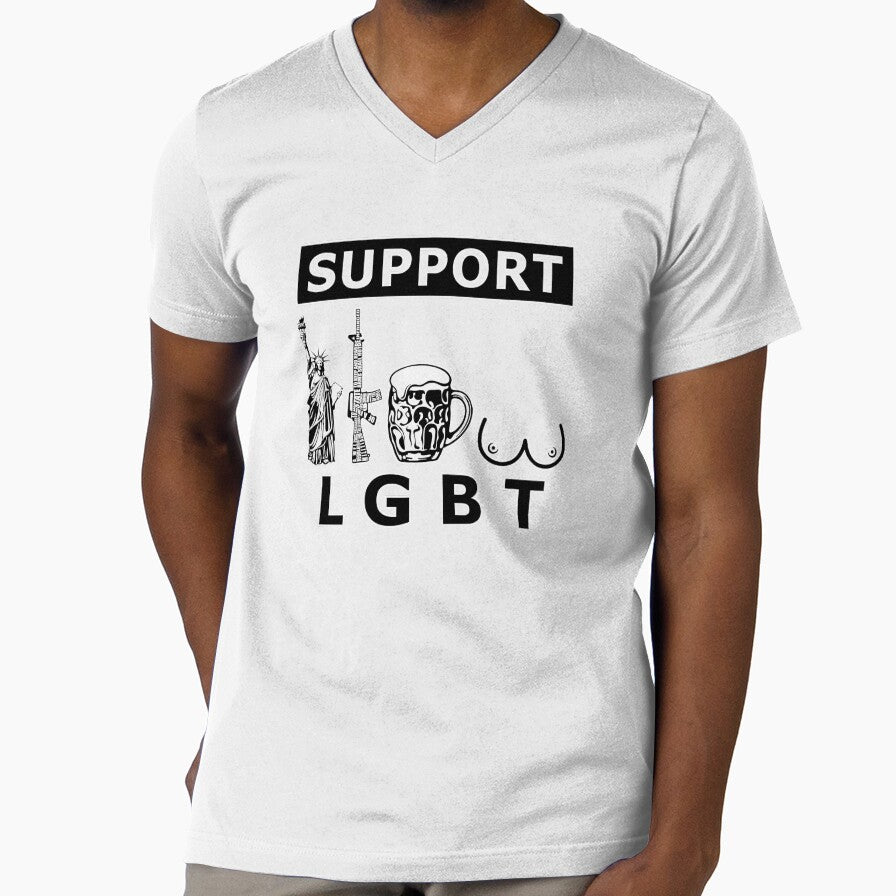 LGBT Liberty Guns Beer Tits, support by LaughingProf