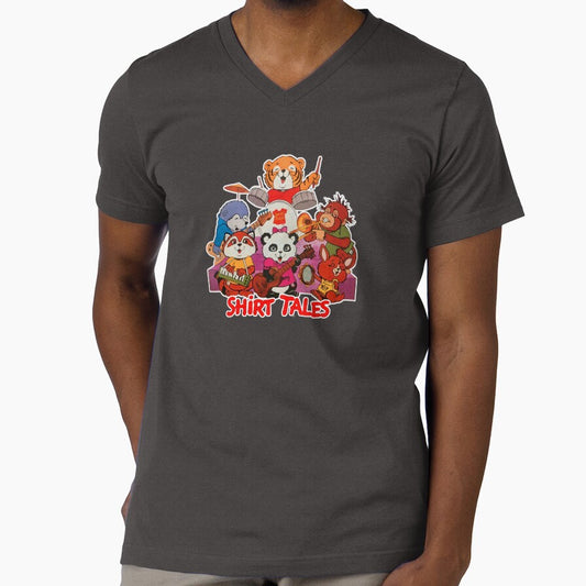 The Shirt Tales Retro 80s Band Tribute by 90snerd