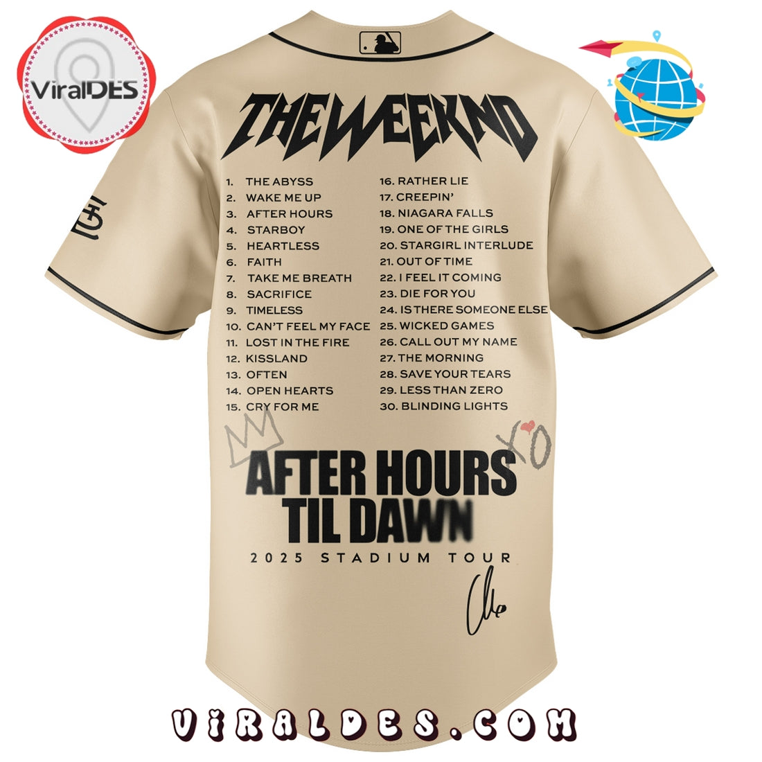 St. Louis Cardinals x The Weeknd After Hours Til Dawn Baseball Jersey