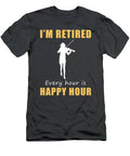 Strings Of Retirement Joy Happy Hour Violin Tee  Limited Edition Design T-Shirt