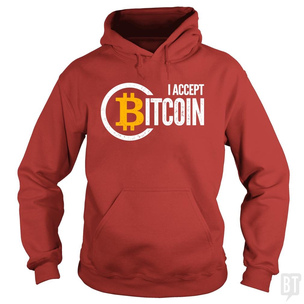 I Accept Bitcoin Hoodie