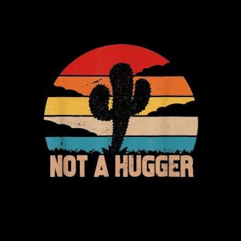 Cactus Sarcastic | Not A Hugger Hoodie