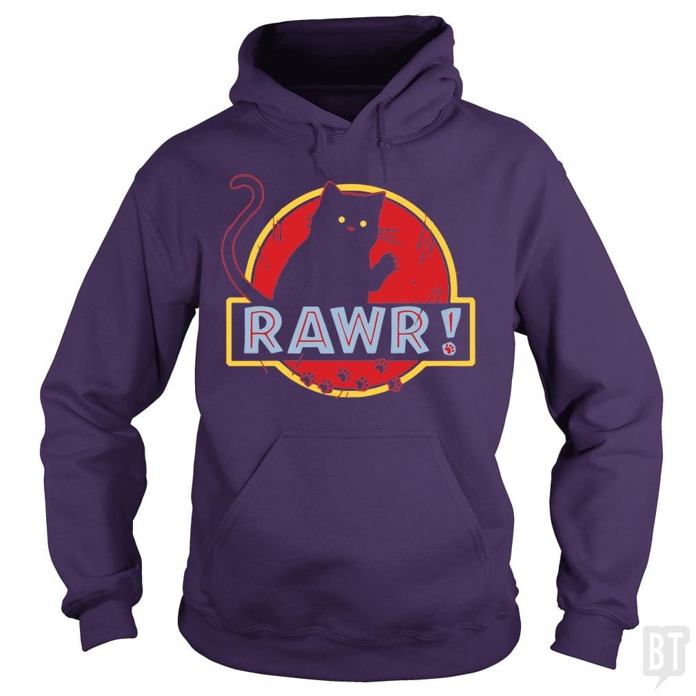 Jurassic Cat RAWR Hoodie