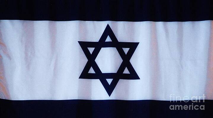 The Flag Of Israel Print