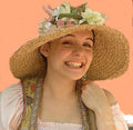 The Girl With The Straw Hat Print