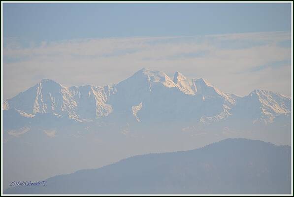 The Saraswati Mountain Range Print