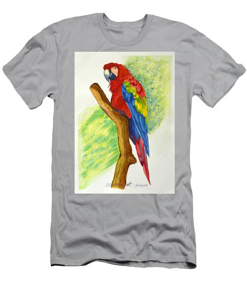Tropical Macaw Bird T-Shirt