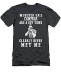 Unisex Camera Enthusiast Tee  Challenging Stereotypes With A Snap And A Smile T-Shirt