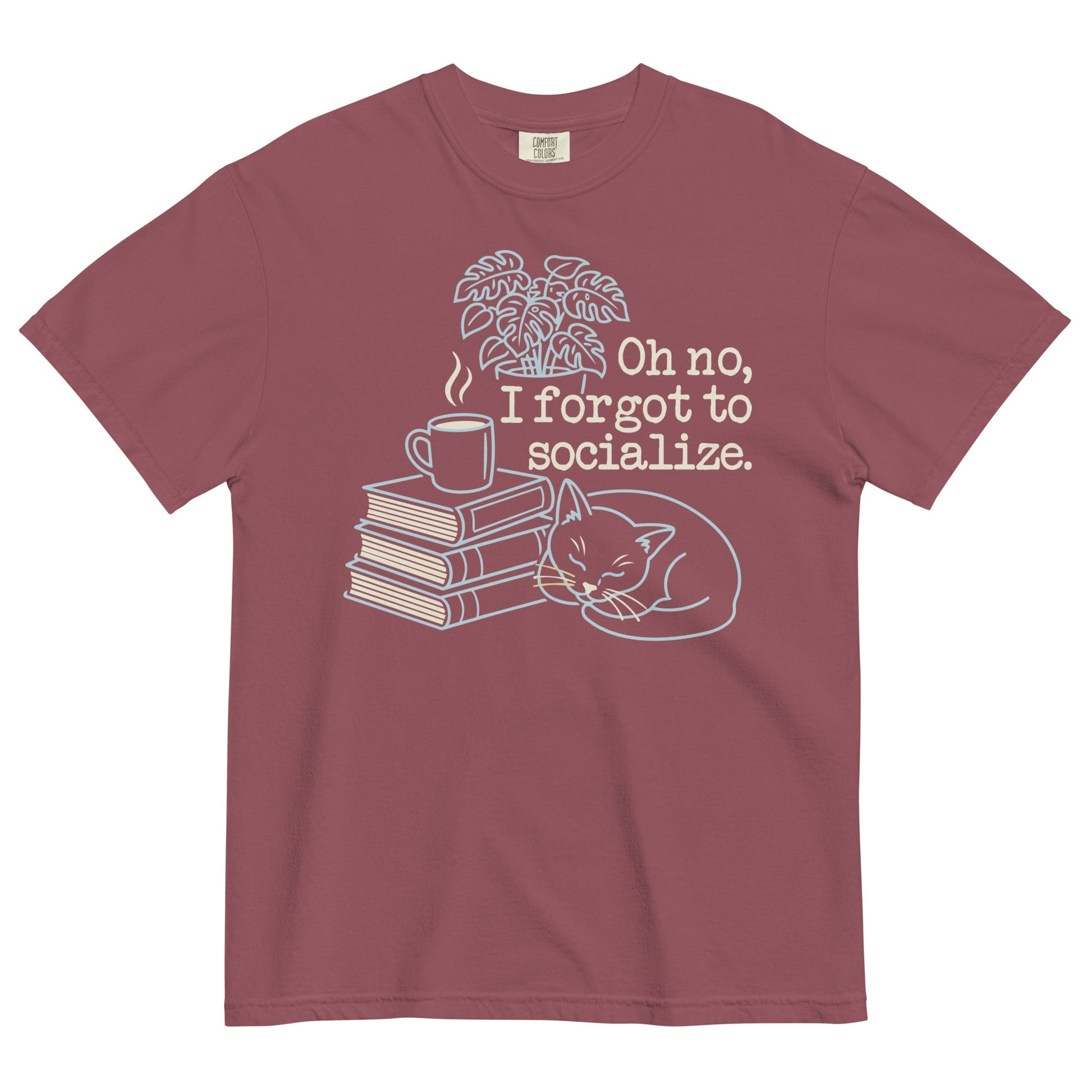 Oh No, I Forgot To Socialize Men's Relaxed Fit Tee